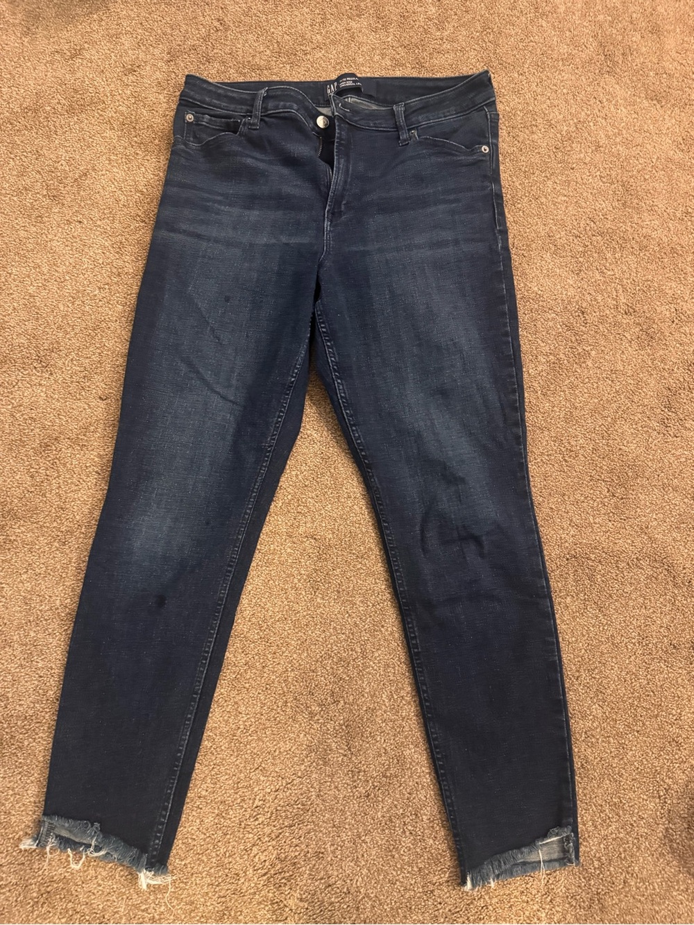 GAP Dark Indigo Ankle Skinny Jeans